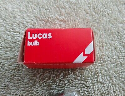 NOS LUCAS Mini Screw In Dash Gauge Lamp Bulb 12v 2.2w ~ Smith Triumph Norton BSA - Fresh Stock Dated October 2025