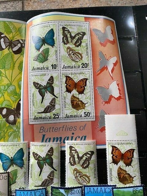 1975-1980 STAMPS OF JAMAICA BUTTERFIES,BIRDS,ETC. - Fresh Stock Dated October 2025