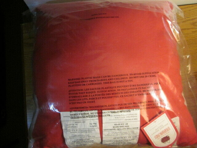 Pottery Barn Kids Holiday Snoopy Peanuts Christmas Pillow New In 2018 Dated Pkg - Fresh Stock Dated October 2025