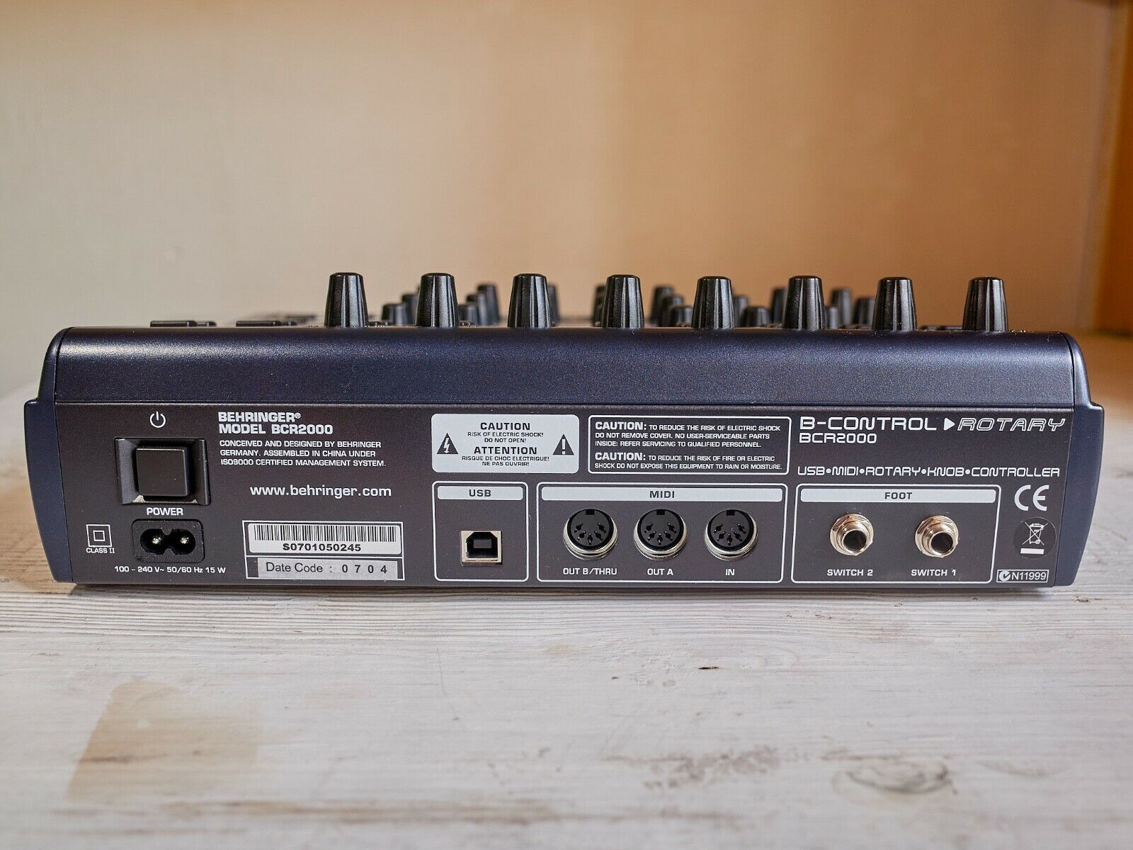 Behringer B-Control Rotary BCR2000 USB/MIDI Control Surface Excellent condition - Fresh Stock Dated October 2025