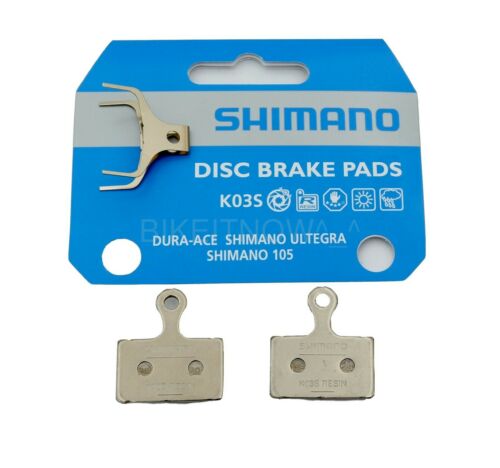 SHIMANO K03S Road Bike Resin Disc Brake Pads for BR- R9170/RS805/RS505 As K02S - Fresh Stock Dated October 2025