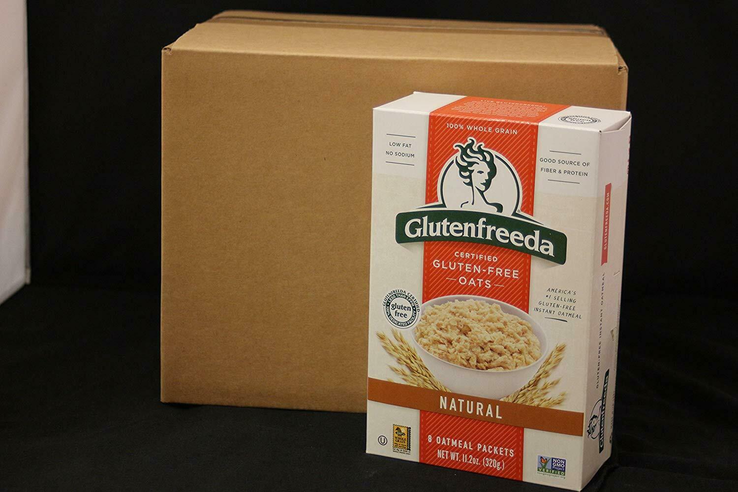 Glutenfreeda Gluten Free Instant Oatmeal, Natural, 8-packet Box, 8 Pack - Fresh Stock Dated October 2025