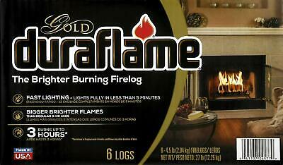 6 Pack Ultra Premium Firelogs Fire Pit Camping 4.5Lb 3 Hour Outdoor Burning New - Fresh Stock Dated October 2025