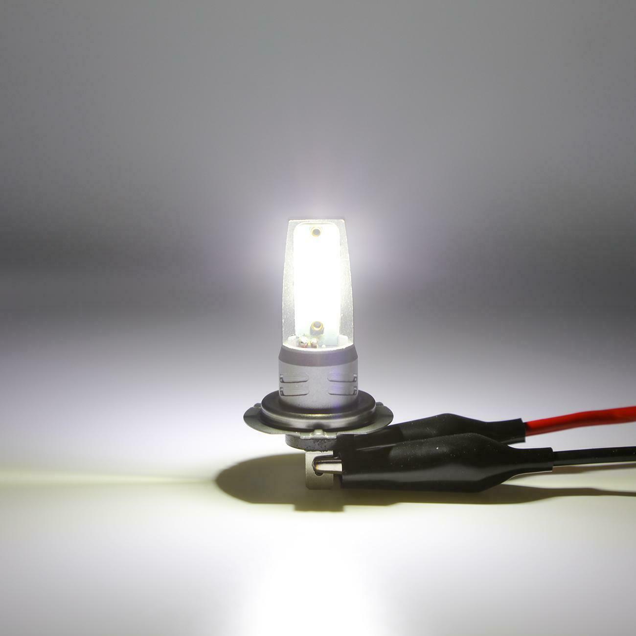 H7 Motorcycle LED Headlights Bulbs Kit High/Low Beam 120W 12000LM 6000K White - Fresh Stock Dated October 2025