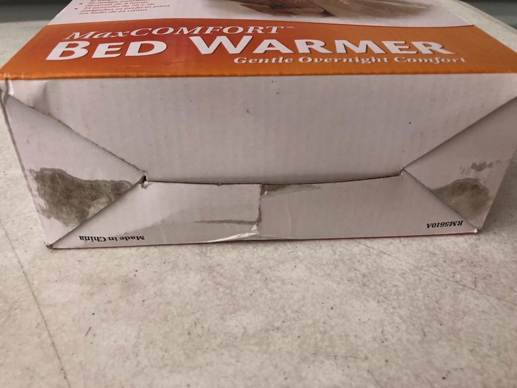 Battle Creek Bed Warmer with Three-Temp Settings and 8-Hour auto Shut-Off, Provi - Fresh Stock Dated October 2025