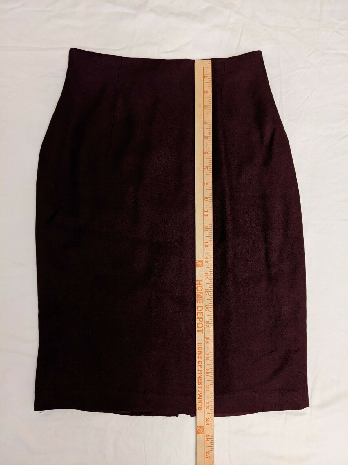 Vintage “Cristina” Pencil Skirt-Deep Maroon- Size 4 - Fresh Stock Dated October 2025