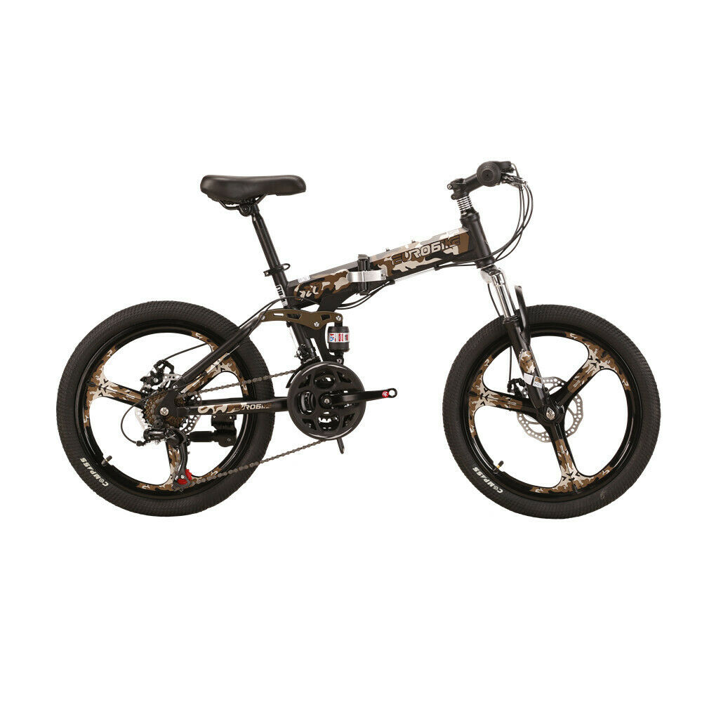 Eurobike G20 18 Speed Folding Bike 20 K Wheel Youth Folding Mountain Bicycle - Fresh Stock Dated October 2025