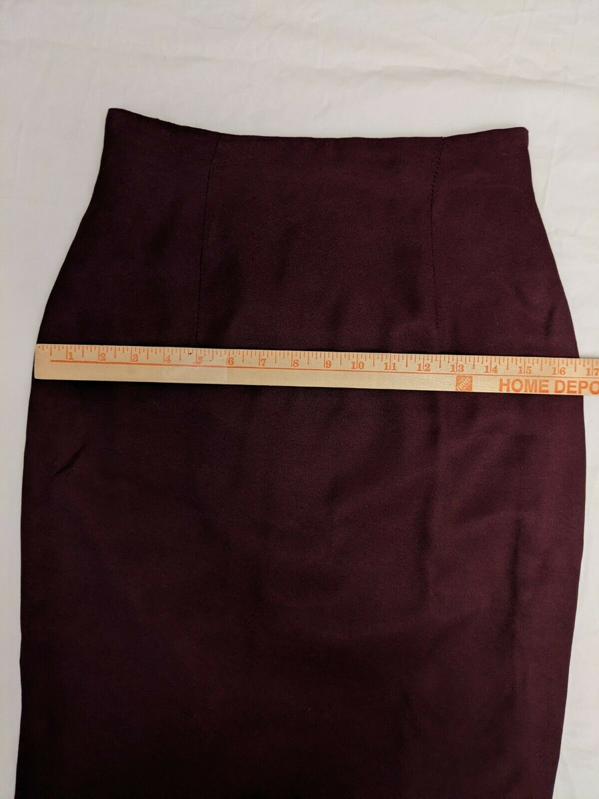 Vintage “Cristina” Pencil Skirt-Deep Maroon- Size 4 - Fresh Stock Dated October 2025