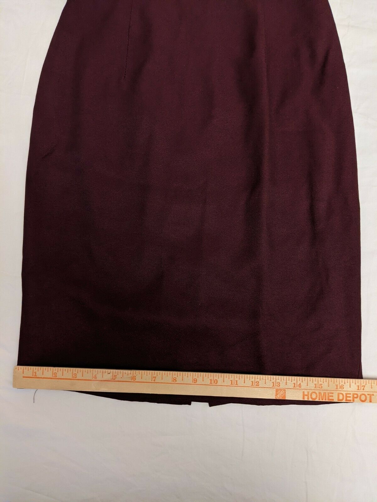 Vintage “Cristina” Pencil Skirt-Deep Maroon- Size 4 - Fresh Stock Dated October 2025