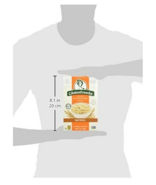 Glutenfreeda Gluten Free Instant Oatmeal, Natural, 8-packet Box, 8 Pack - Fresh Stock Dated October 2025
