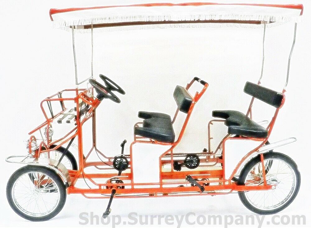 Four Person Surrey Cycle - 4 Wheel Surrey Bike - 4 Person Bicycle - Quadricycle - Fresh Stock Dated October 2025