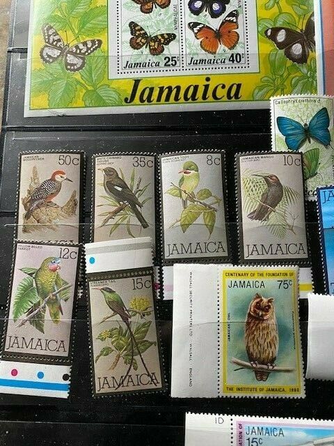 1975-1980 STAMPS OF JAMAICA BUTTERFIES,BIRDS,ETC. - Fresh Stock Dated October 2025