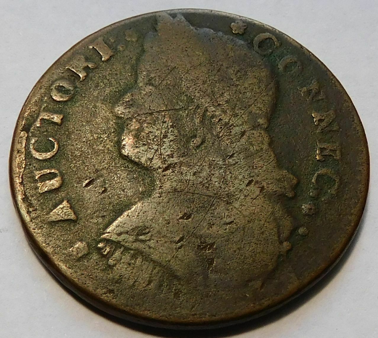 1787 Connecticut Cent - Fine, Colonial Copper Penny 1C - Fresh Stock Dated October 2025