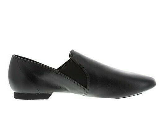 ABT Little Girls Spotlights Neoprene Jazz Shoes Black Leather Size 13 US NEW - Fresh Stock Dated October 2025