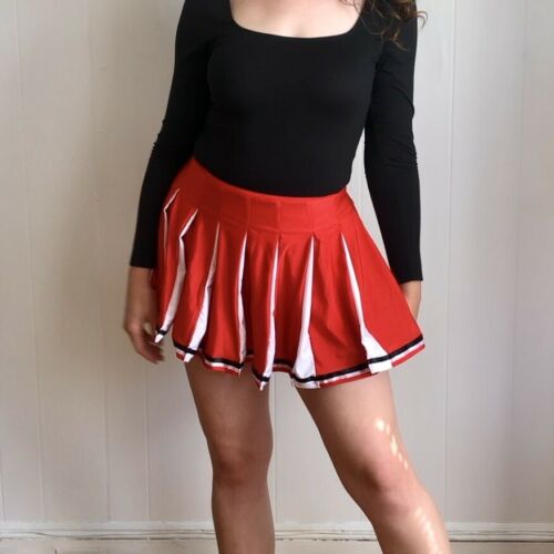red 90s cheerleader skirt - Fresh Stock Dated October 2025