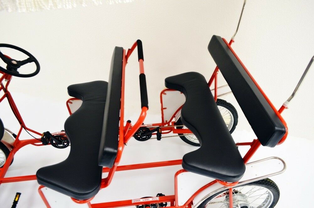 Four Person Surrey Cycle - 4 Wheel Surrey Bike - 4 Person Bicycle - Quadricycle - Fresh Stock Dated October 2025