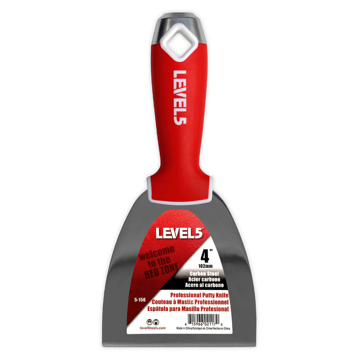 LEVEL5 #5-603 Drywall Putty Knife Set Carbon Steel 5 Piece | FREE SHIPPING - Fresh Stock Dated October 2025