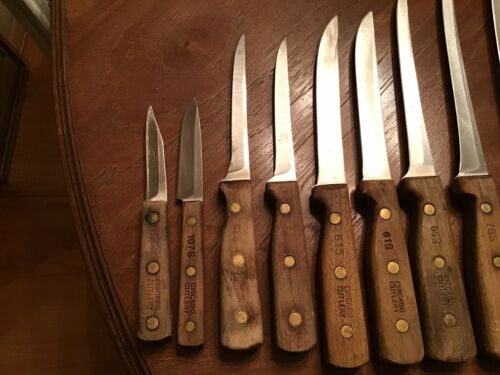 Lot 15 Vtg Chicago Cutlery Knives 100S 107S 62S 61S 65S 78S C42 42S Santoku Chef - Fresh Stock Dated October 2025
