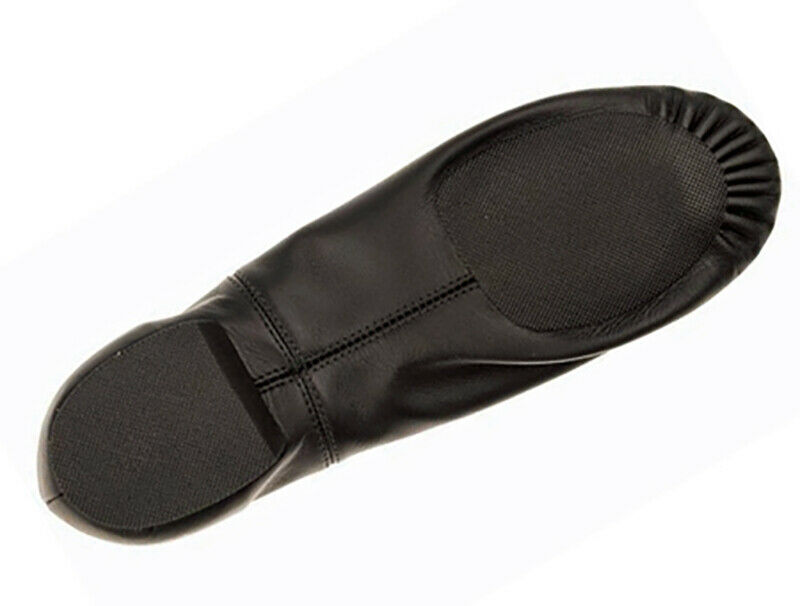 ABT Little Girls Spotlights Neoprene Jazz Shoes Black Leather Size 13 US NEW - Fresh Stock Dated October 2025