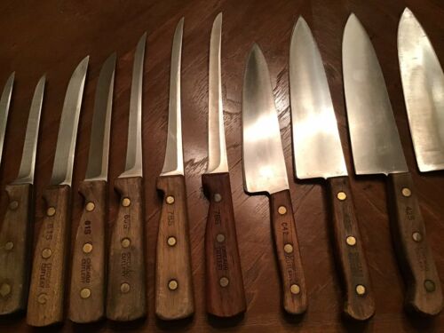 Lot 15 Vtg Chicago Cutlery Knives 100S 107S 62S 61S 65S 78S C42 42S Santoku Chef - Fresh Stock Dated October 2025