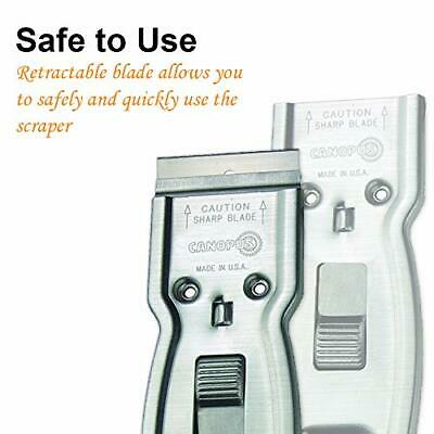 CANOPUS Razor Blade Scraper Tool Razor Holder with Replaceable Single Edge Blade - Fresh Stock Dated October 2025