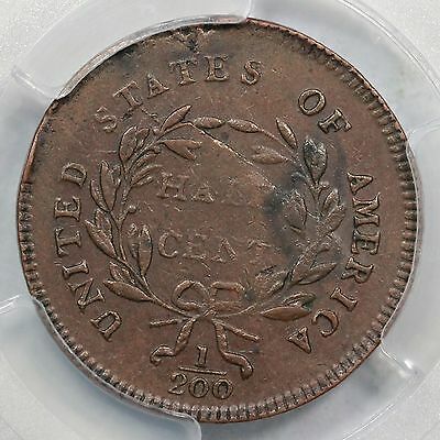 1795 C-5a PCGS XF 40 Plain Edge, No Pole Liberty Cap Half Cent Coin 1/2c - Fresh Stock Dated October 2025