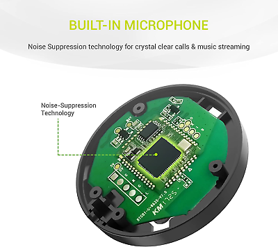 Kinivo BTC480 Hands-Free Car Kit (For Cars With 3.5mm Aux Input, Magnetic Mount - Fresh Stock Dated October 2025