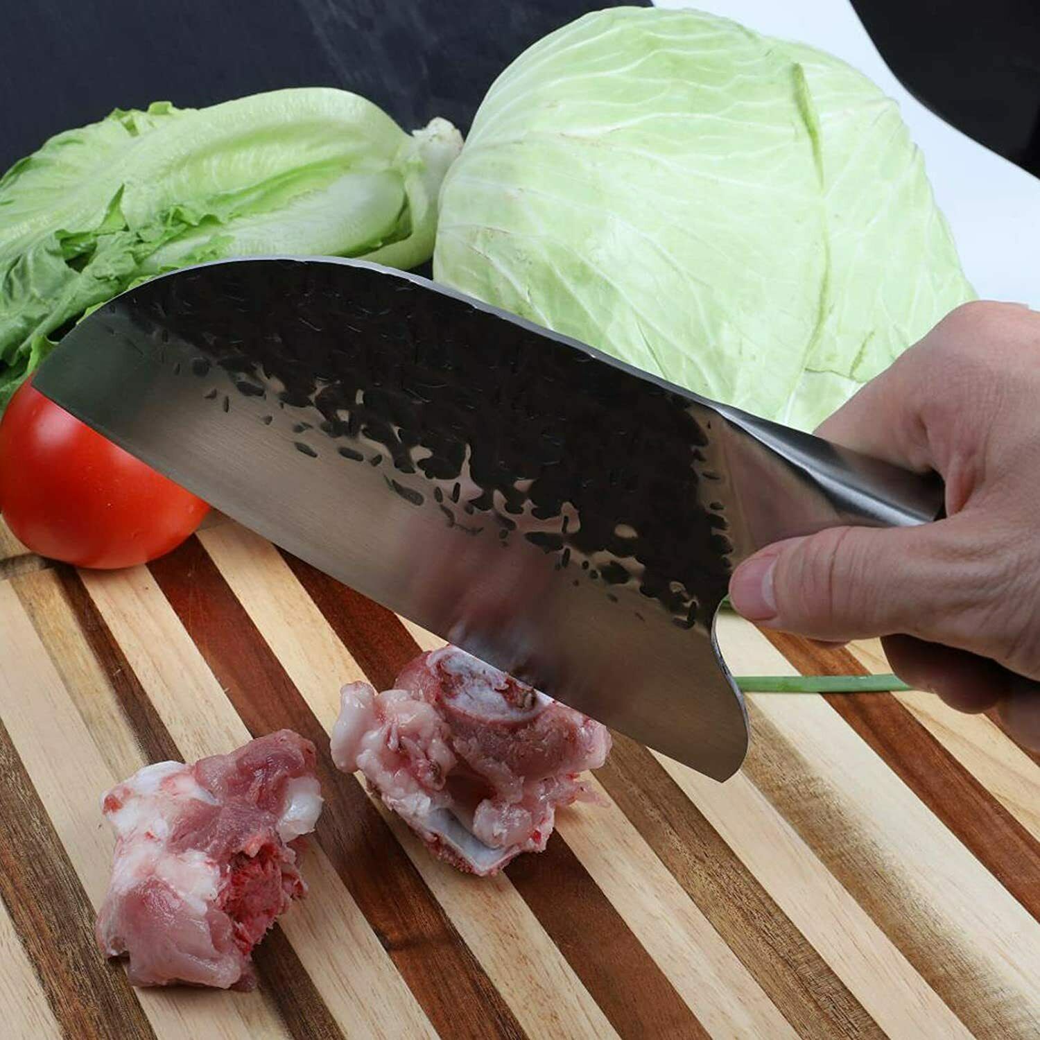 Hunters Serbian Handmade Forged Butcher Knife Chopping Cleaver Kitchen Knife -US - Fresh Stock Dated October 2025