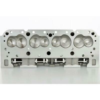 Flo-Tek SBC 350 Chevy Aluminum Assembled 64cc Cylinder Head w/ Studs Guideplates - Fresh Stock Dated October 2025