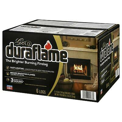 6 Pack Ultra Premium Firelogs Fire Pit Camping 4.5Lb 3 Hour Outdoor Burning New - Fresh Stock Dated October 2025