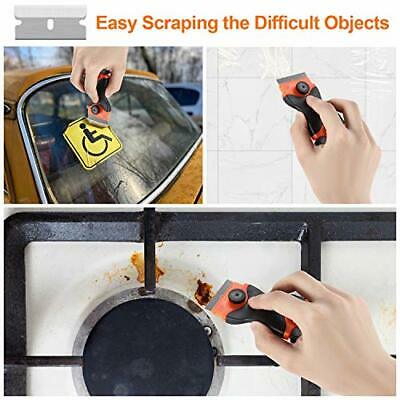 2 PK Multi-Purpose And Mini Razor Scraper, Double-Edged Razor Blade Remover Tool - Fresh Stock Dated October 2025