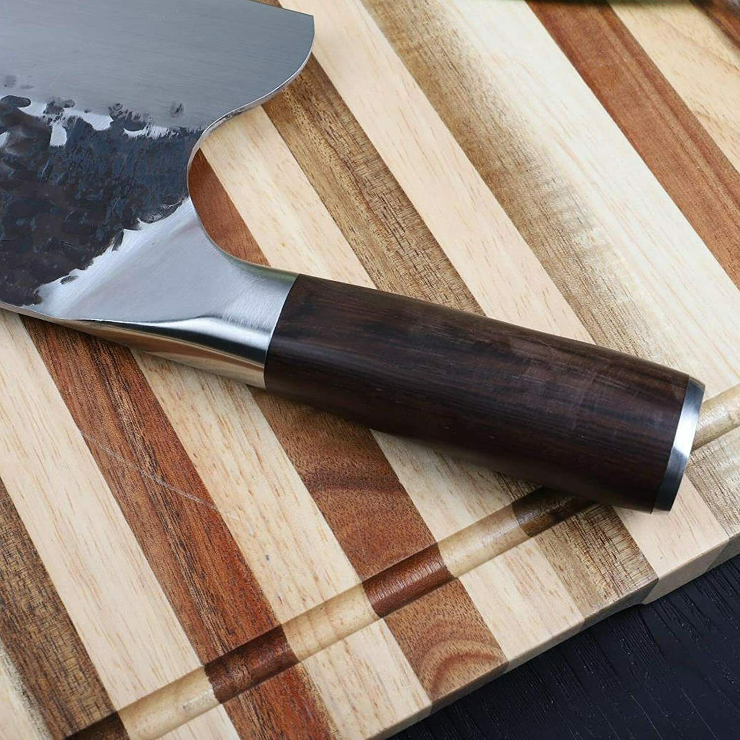 Hunters Serbian Handmade Forged Butcher Knife Chopping Cleaver Kitchen Knife -US - Fresh Stock Dated October 2025