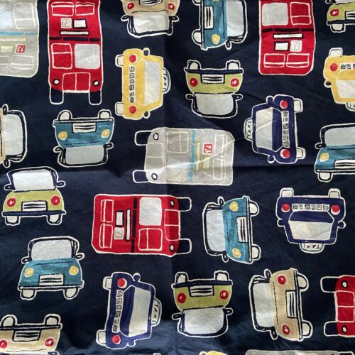 Pottery Barn Kids Car Voiture Shams Set of 2 Navy Blue Cars Transportation Buses - Fresh Stock Dated October 2025
