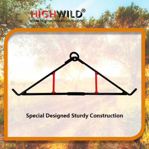 Highwild Game Hanging Gambrel & Hoist Kit with Pulleys & Rope - 600 lbs - Fresh Stock Dated October 2025