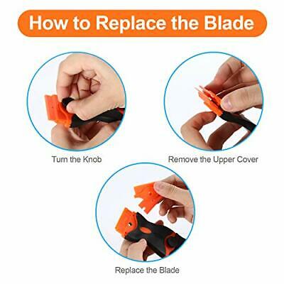 2 PK Multi-Purpose And Mini Razor Scraper, Double-Edged Razor Blade Remover Tool - Fresh Stock Dated October 2025