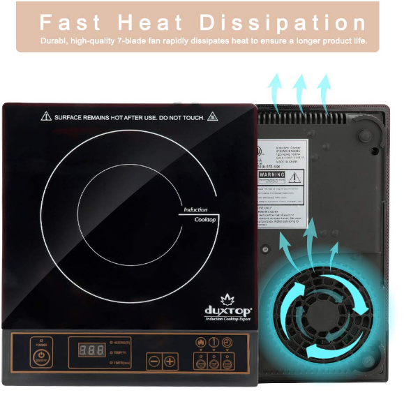 Encimera Electrica Induccion Hornilla Estufa Quemador Pequeña Cocina Portatil - Fresh Stock Dated October 2025