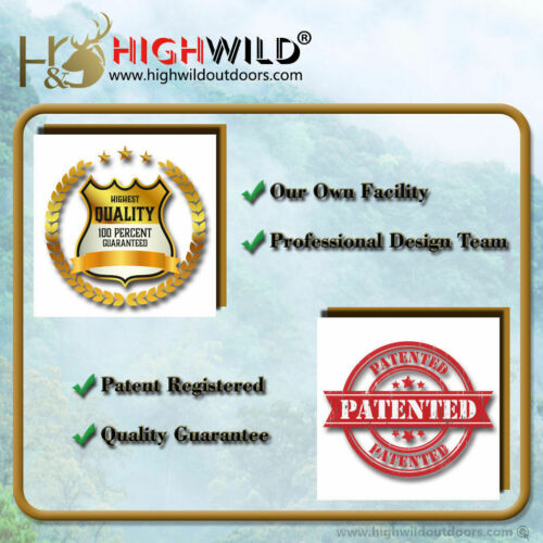 Highwild Game Hanging Gambrel & Hoist Kit with Pulleys & Rope - 600 lbs - Fresh Stock Dated October 2025
