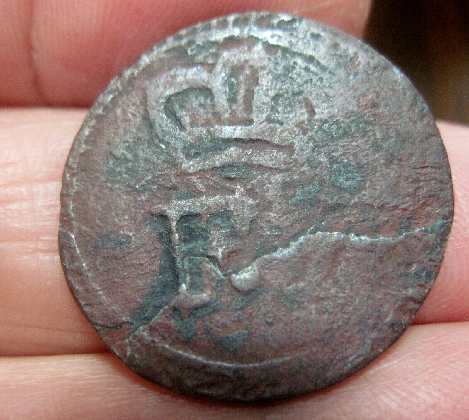 (1808-1822) DOMINICAN REPUBLIC (1/4 REAL) -COLONIAL COINAGE -- RARE-- - Fresh Stock Dated October 2025