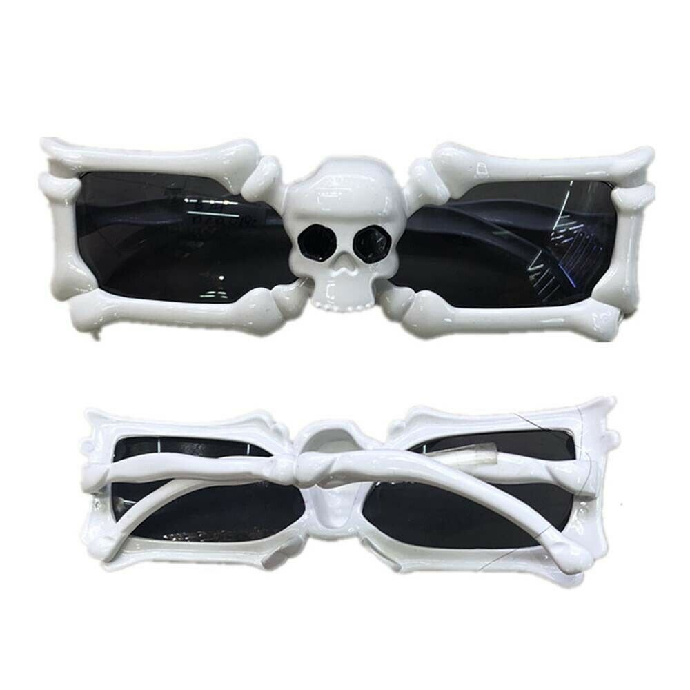 Funny Glasses Pumpkin Skeleton Clown Nose Halloween Party Role-playing Supplie-A - Fresh Stock Dated October 2025
