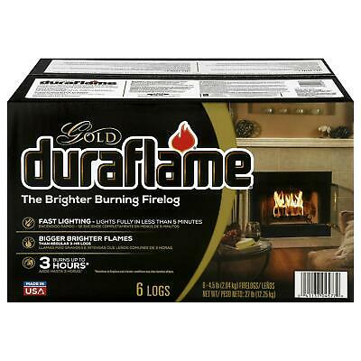 6 Pack Ultra Premium Firelogs Fire Pit Camping 4.5Lb 3 Hour Outdoor Burning New - Fresh Stock Dated October 2025