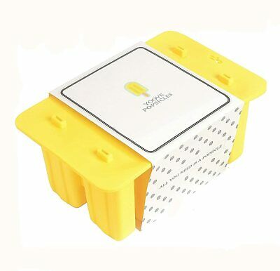 Silicone Popsicle Molds BPA Free Set of 10 Ice Pop Maker with 50 Popsicle Sticks - Fresh Stock Dated October 2025