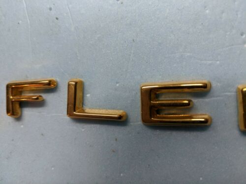CADILLAC 1958 FLEETWOOD 18K GOLD PLATED TRUNK LETTERS - Fresh Stock Dated October 2025
