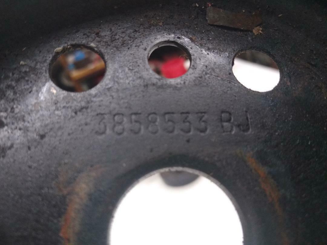 33863 3858533 Mercruiser Balancer Pulley With 75040 Power Steering Pulley - Fresh Stock Dated October 2025