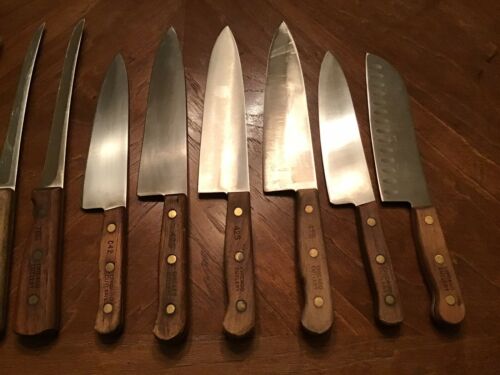 Lot 15 Vtg Chicago Cutlery Knives 100S 107S 62S 61S 65S 78S C42 42S Santoku Chef - Fresh Stock Dated October 2025