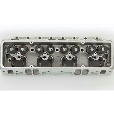 Flo-Tek SBC 350 Chevy Aluminum Assembled 64cc Cylinder Head w/ Studs Guideplates - Fresh Stock Dated October 2025