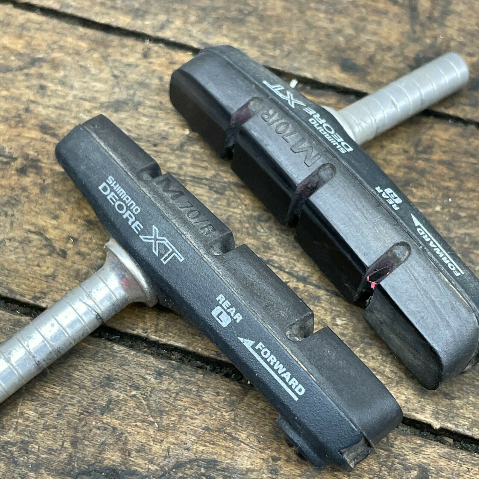 Shimano Deore XT Brake Pads BR-M737 Vintage Shoes Post (4) Set - Fresh Stock Dated October 2025