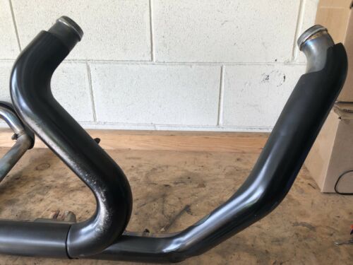 2009-2016 HARLEY DAVIDSON TOURING HEADER EXHAUST HEAD PIPE W/ HEAT SHIELDS OEM - Fresh Stock Dated October 2025