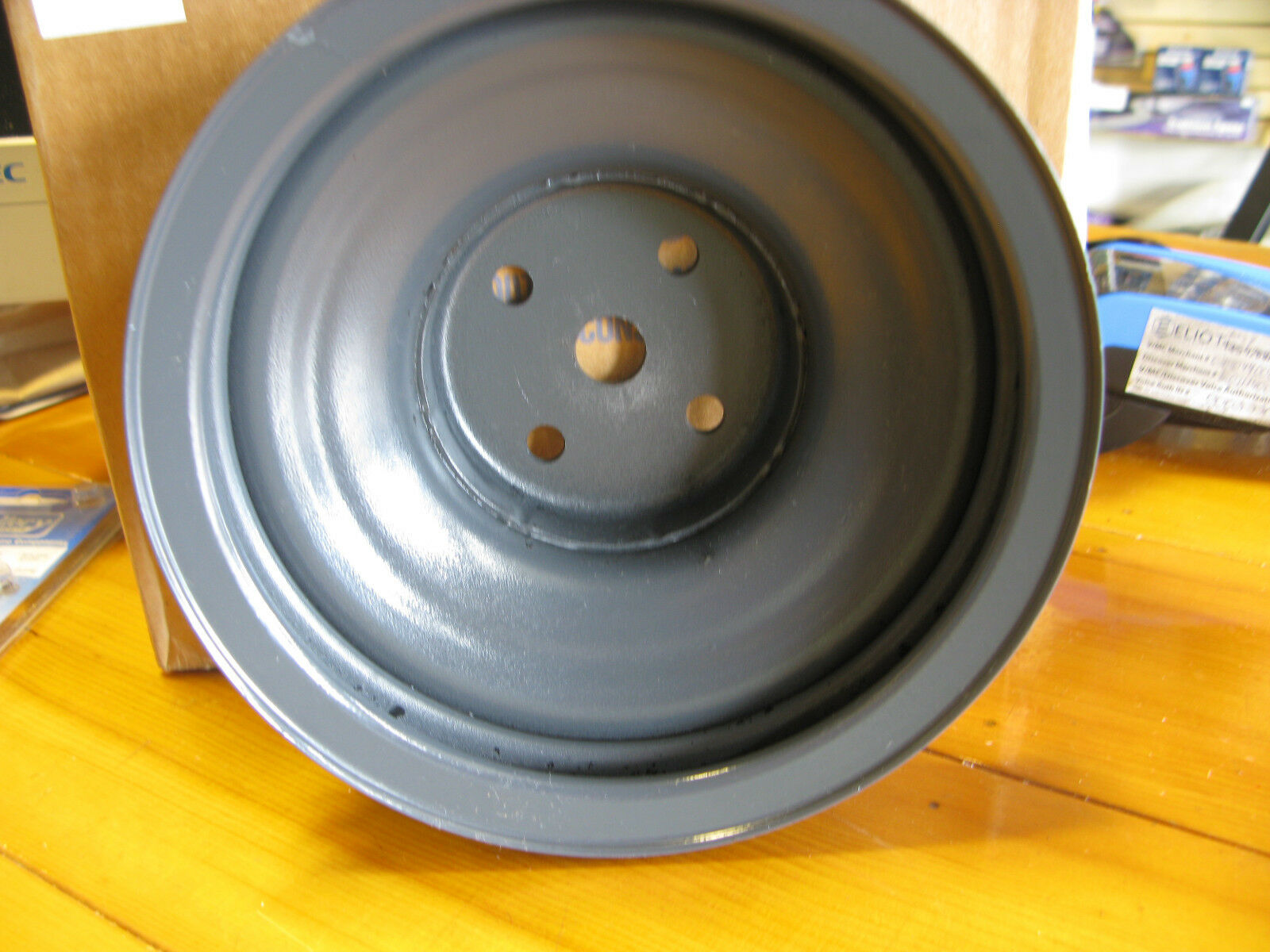 NEW! OMC #384104 WATER PUMP PULLEY. STERN DRIVE. - Fresh Stock Dated October 2025