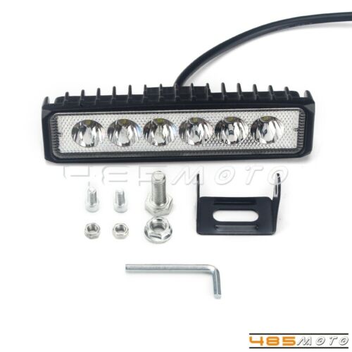 Dirt Bike Dual Sport 6pcs LED Light Bar 12V/24V Work Light Off Road Lights IP 67 - Fresh Stock Dated October 2025