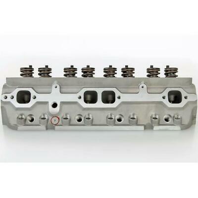 Flo-Tek SBC 350 Chevy Aluminum Assembled 64cc Cylinder Head w/ Studs Guideplates - Fresh Stock Dated October 2025